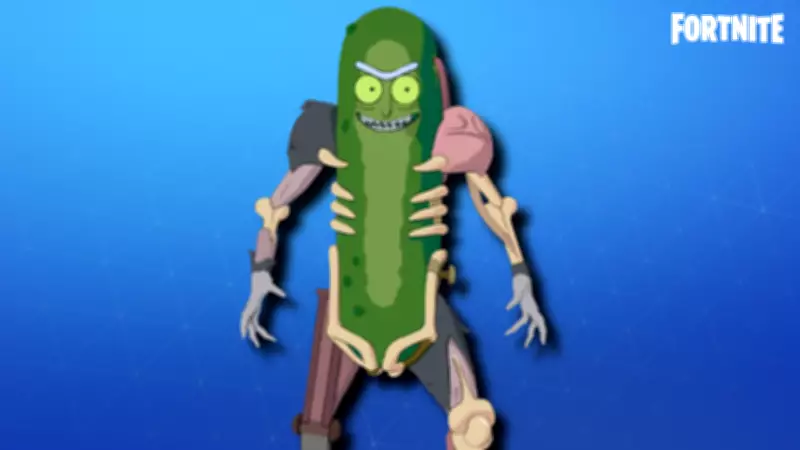 Fortnite Unleashes Pickle Rick Skin in Epic Rick and Morty Crossover