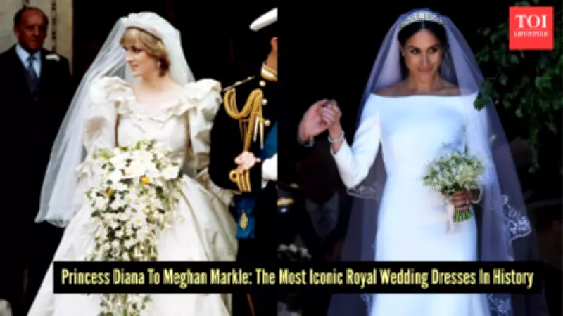 From Diana to Meghan: The Most Iconic Royal Wedding Dresses in History