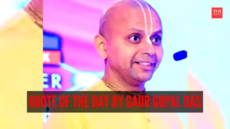 Gaur Gopal Das: From Engineer to Monk, Inspiring Millions with Practical Wisdom