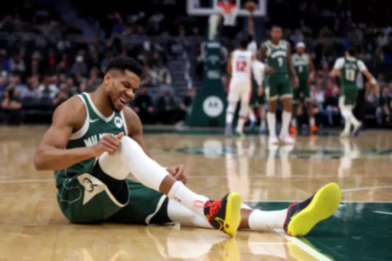 Giannis Antetokounmpo Sidelined for Bucks vs Suns Clash with Knee Injury