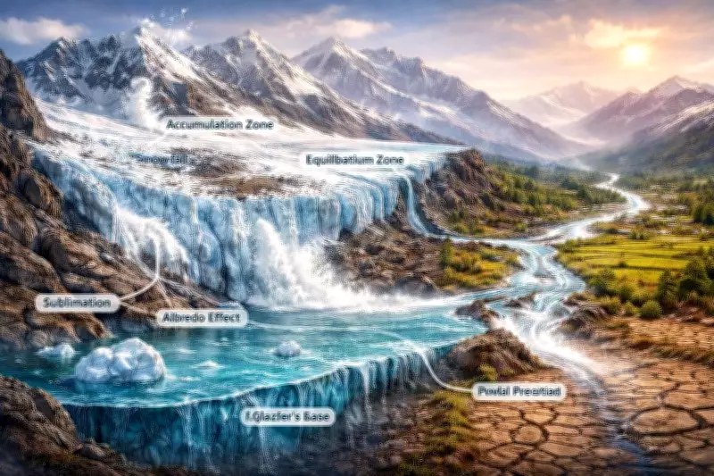 Glaciers Under Stress: Processes, Drivers and India's Water Security Future