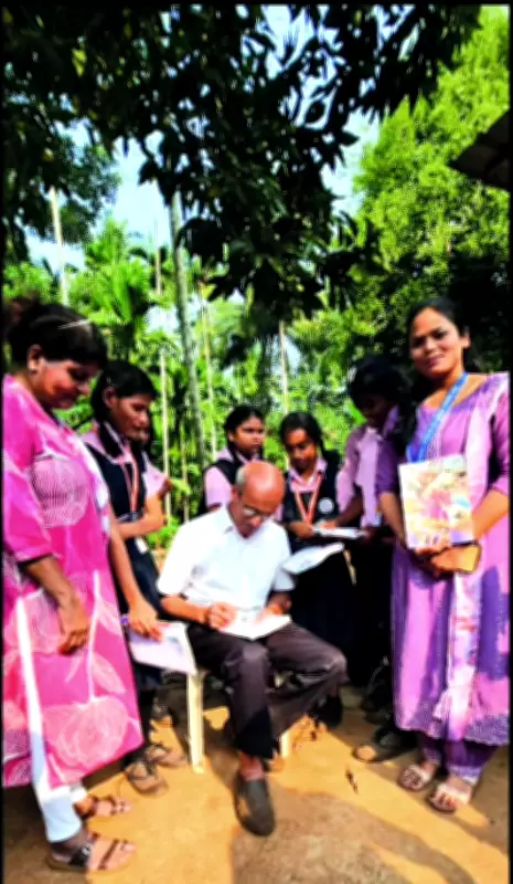 Goan Students Visit Padma Shri Farmer, Bringing Textbook Lesson to Life
