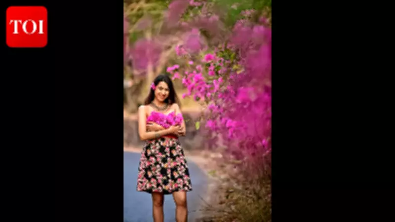 Goa's Floral Splendor: Model Joanne da Cunha Shares Childhood Memories Amid Bloom Season