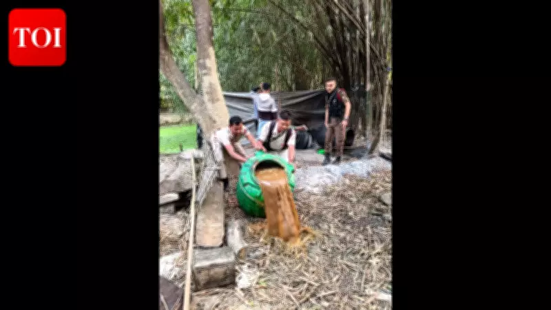 Golaghat Police Crackdown: 3,000 Litres of Illegal 'Sulai' Seized, Dozens of Dens Dismantled