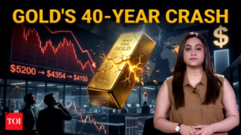 Gold's Historic Crash: The 'Ultimate Safe Haven' Suffers Worst Weekly Fall Since 1980s