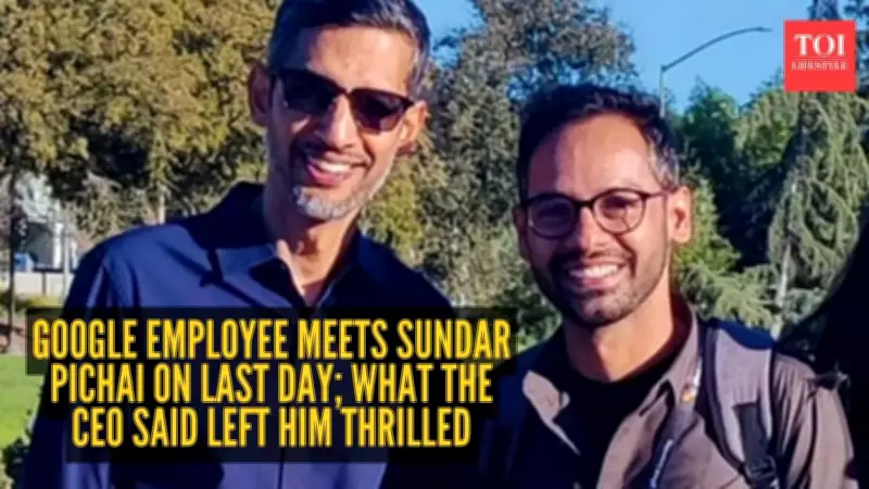 Google Visitor's Last-Day Bike Ride Leads to Unplanned Meeting with CEO Sundar Pichai