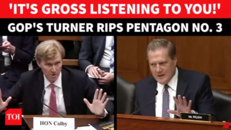 GOP's Turner Accuses Pentagon's Colby of Dishonesty in Heated Ukraine Aid Clash