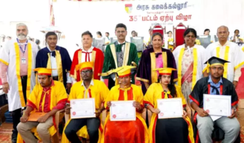 Government Arts College Coimbatore Celebrates 35th Graduation Day with 1,637 Students