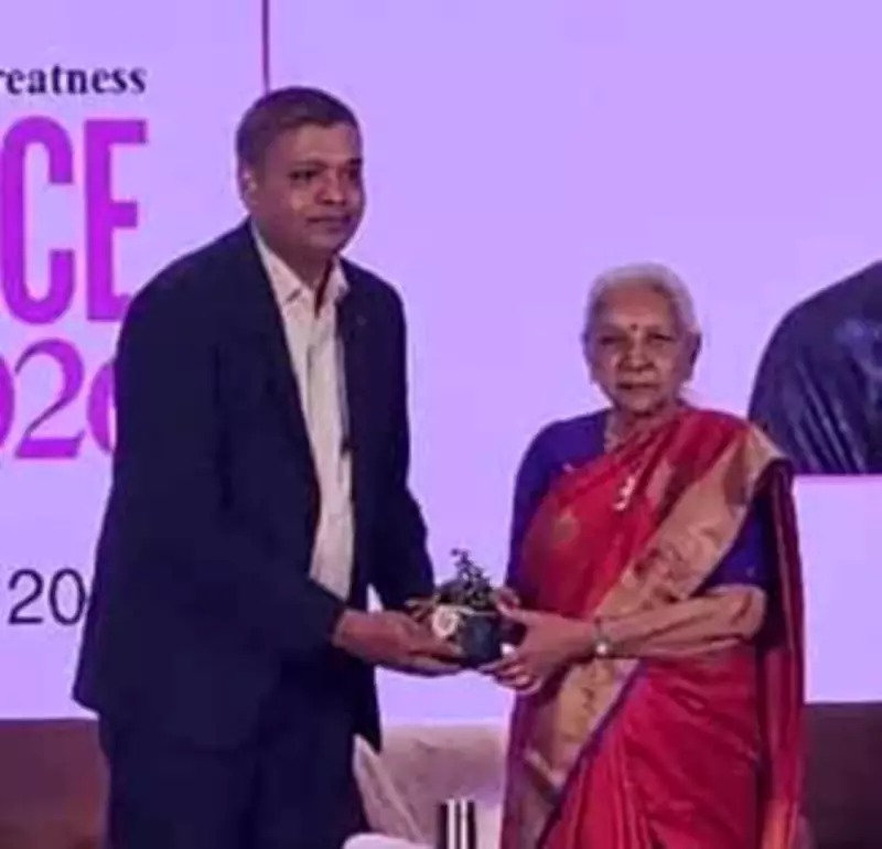 Governor Patel Praises Women as All-Rounders, Proposes Networking App at Awards