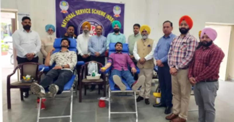 Govt Polytechnic College's NSS Wing Hosts Successful Blood Donation Drive in Amritsar