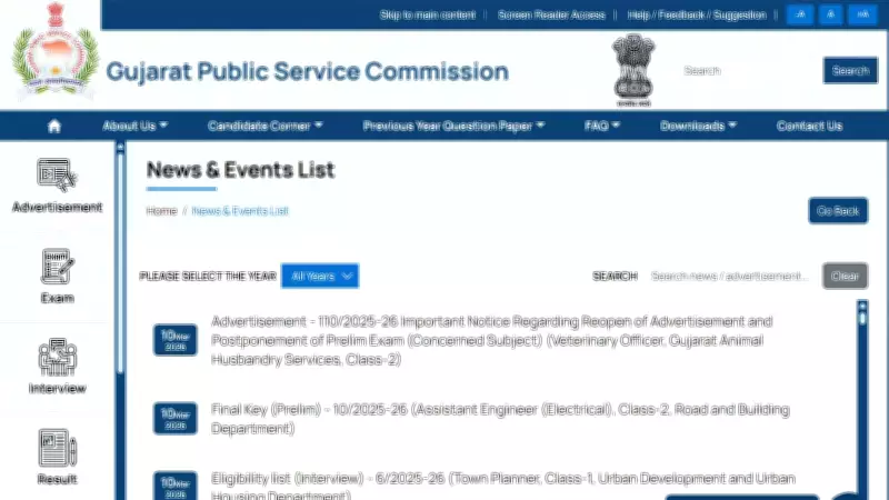 GPSC Updates Recruitment for Veterinary, Engineering, and Planning Posts
