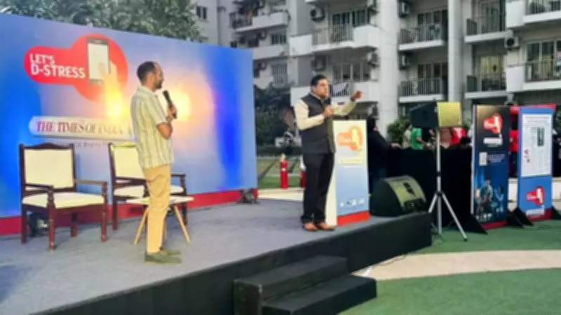Gurgaon Residents Unplug for Healthier Living at TOI's 'Let's D-Stress' Event