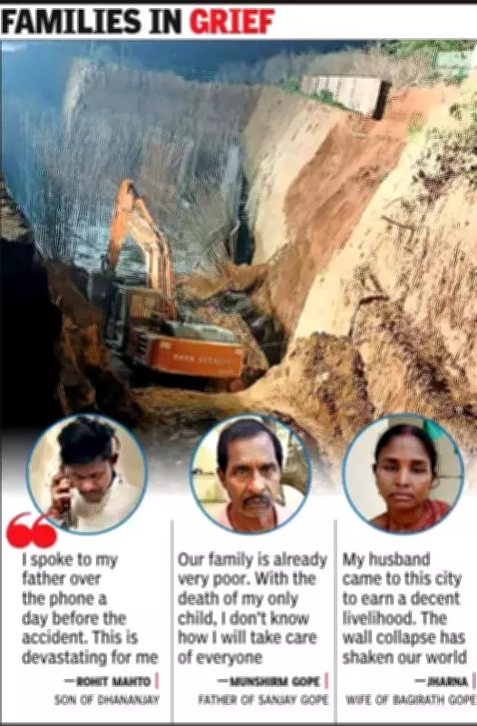 Gurgaon Wall Collapse Tragedy: Migrant Workers' Dreams Shattered, Families in Despair