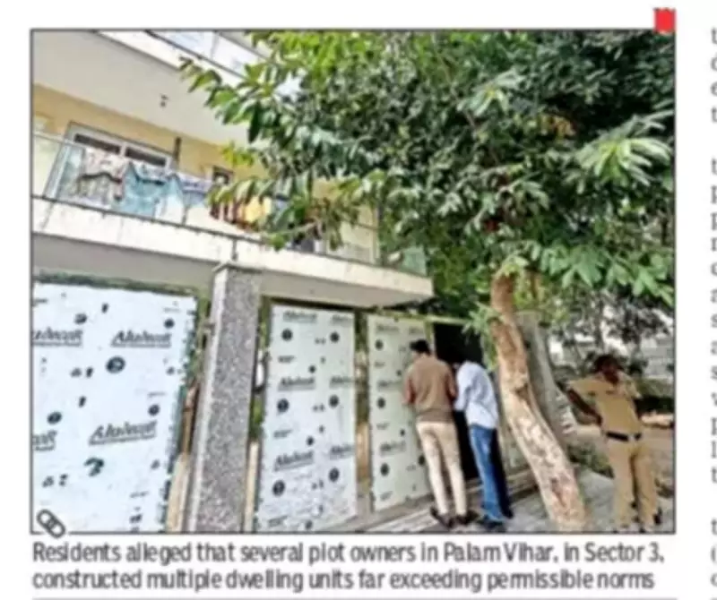 Gurgaon's Palam Vihar Faces Sealing of Illegal Dwelling Units in Crackdown