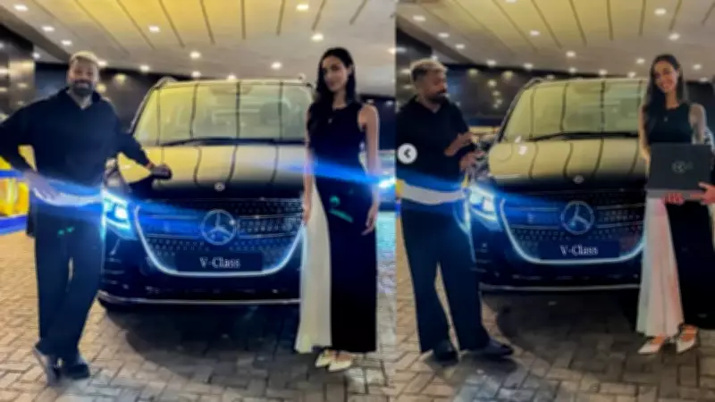Hardik Pandya Becomes First Buyer of Mercedes-Benz V-Class in India
