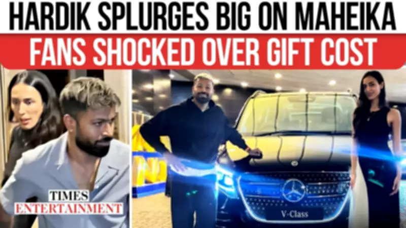 Hardik Pandya Gifts India's First Mercedes V-Class to Mahieka Sharma