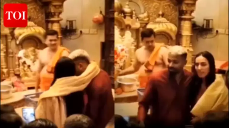 Hardik Pandya Seeks Blessings with Mahieka Sharma at Siddhivinayak Temple