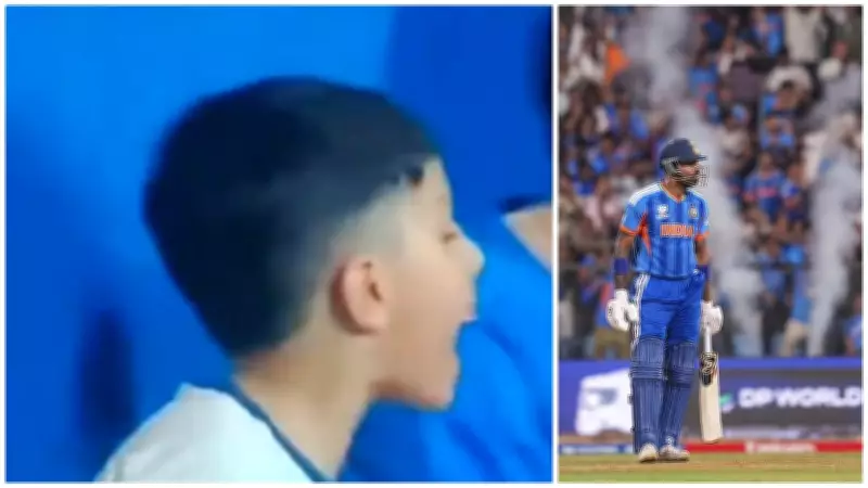 Hardik Pandya's Son Agastya's Angry Reaction to Father's Semifinal Dismissal Goes Viral