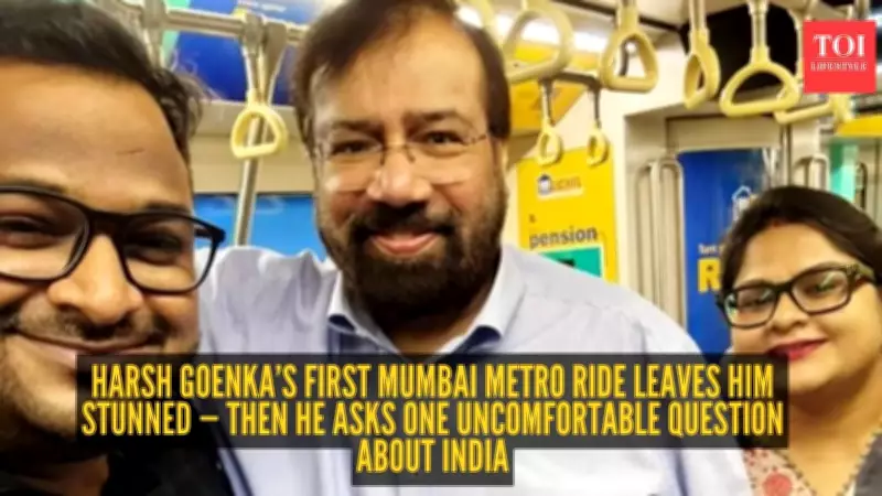 Harsh Goenka's Mumbai Metro Ride Sparks National Infrastructure Debate