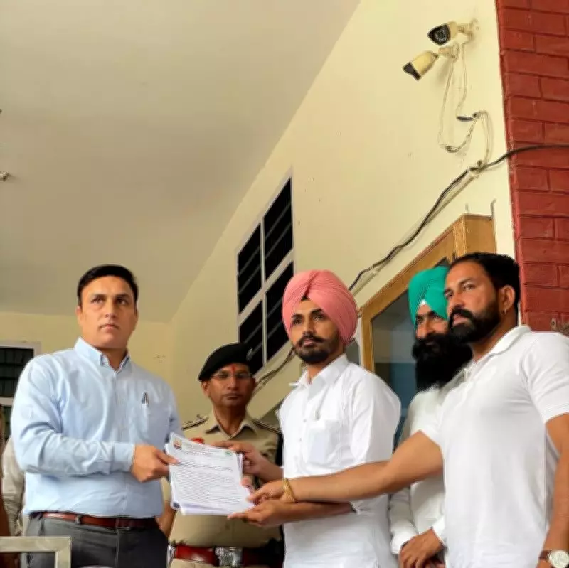 Haryana Farmers Stage Symbolic Protest in Pehowa Over Alleged Paddy Scam