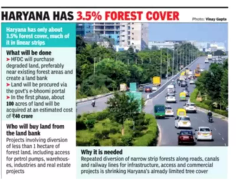 Haryana Plans Forest Land Bank to Offset Green Cover Loss from Infrastructure Projects