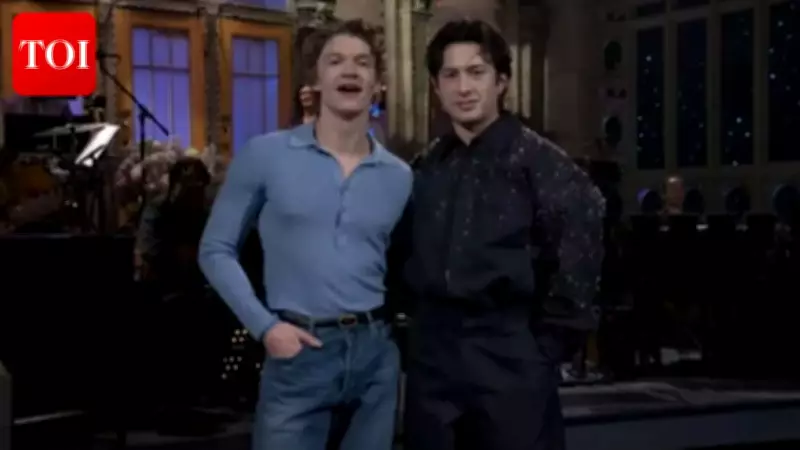 Heated Rivalry Stars Reunite on SNL as Hudson Williams Crashes Connor Storrie's Skit