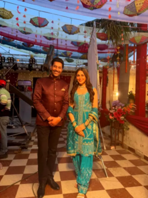 Heer Achhra Expresses Admiration for Harbhajan Mann on Film Set