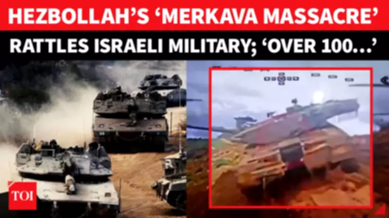 Hezbollah Claims Destruction of Nearly 100 Israeli Merkava Tanks in Coordinated Strikes