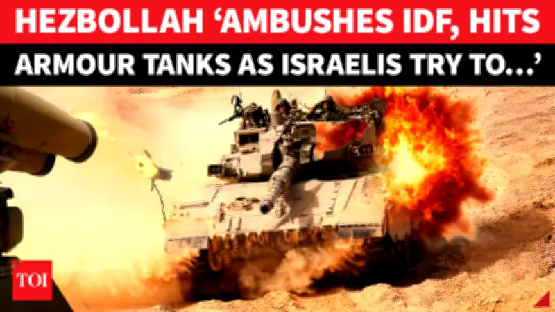 Hezbollah Claims Major Ambush: Israeli Tanks Destroyed, Forces Retreat in Lebanon Clash