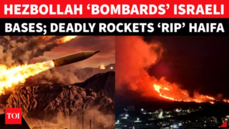 Hezbollah Escalates Conflict with Major Rocket and Drone Strikes on Israeli Targets