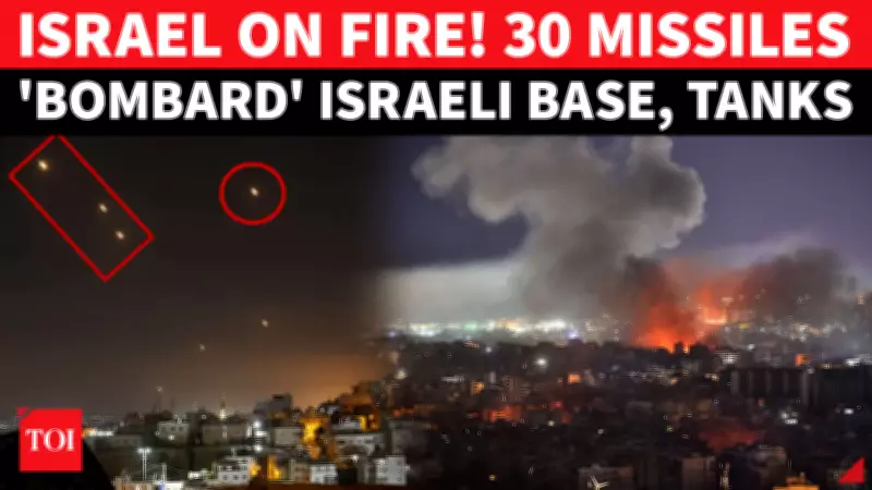 Hezbollah Intensifies Attacks on Israel: 30 Projectiles Fired, Military Base and Tanks Targeted