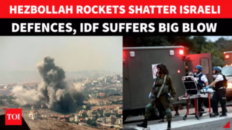 Hezbollah Rocket Barrage Injures Eight Israeli Soldiers, Including Minister's Son