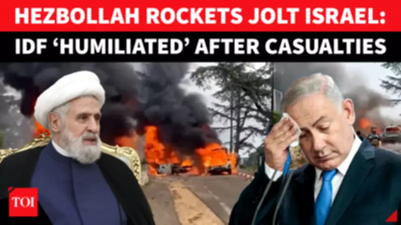 Hezbollah Rocket Barrage Strikes Israeli Border, Building Explodes, Cars Set Ablaze