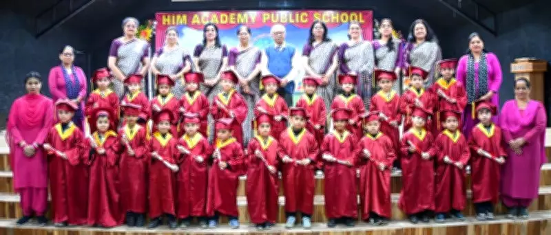 Him Academy Celebrates Progress Ceremony for Bal Vatika-3 Young Learners