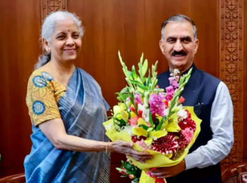 Himachal CM Sukhu Seeks Special Financial Package from FM Sitharaman in Delhi