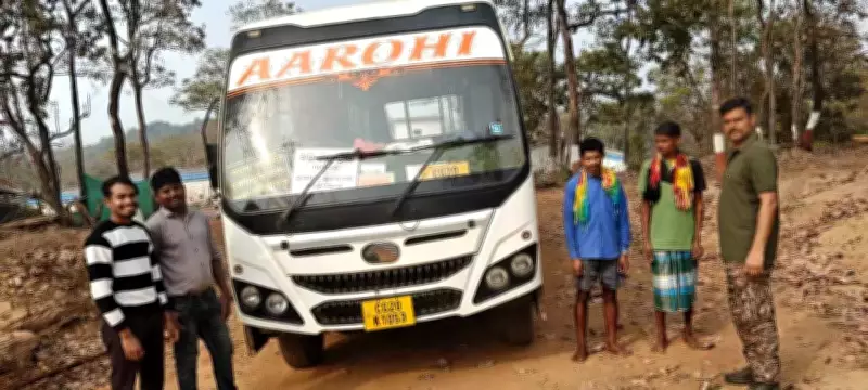 Historic Bus Service Connects Remote Pidiya Region in Chhattisgarh's Bastar
