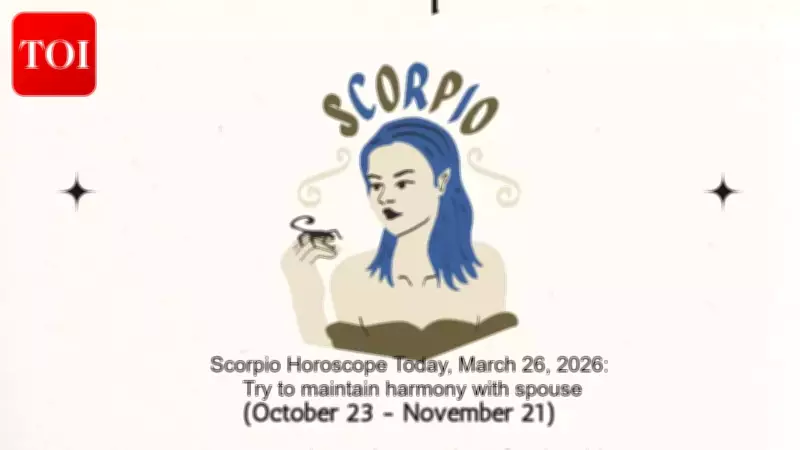 Horoscope Today: Astrological Predictions for March 26, 2026 - Caution Advised