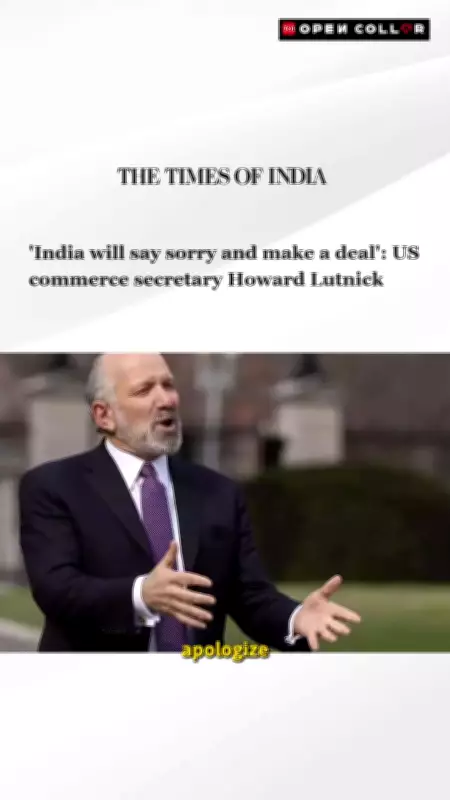 Howard Lutnick's Surprise India Visit Sparks Market Speculation