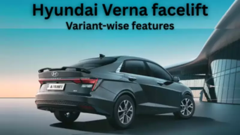 Hyundai Launches Updated Verna Facelift in India with New Features and Variants
