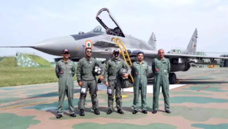 IAF Chief Flies Upgraded MiG-29 Sortie, Reviews Punjab Forward Base Preparedness