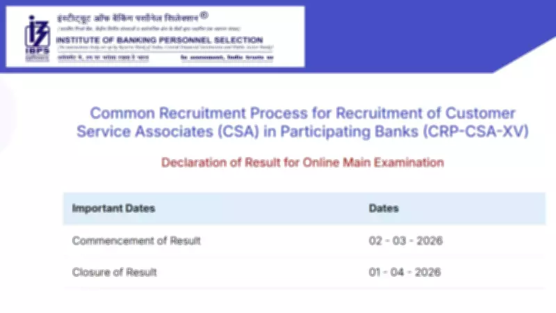 IBPS Clerk Mains Result 2026 Declared: Check Score, Merit at ibps.in