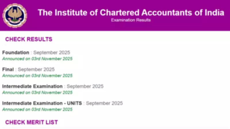 ICAI CA Final Result 2026 Declared Today: Check Merit List and Pass Percentage