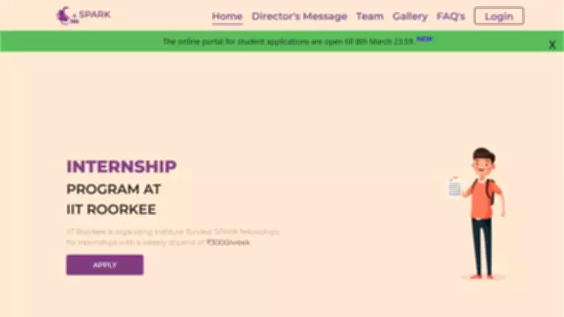 IIT Roorkee Opens SPARK 2026 Summer Internship Applications for Undergraduates