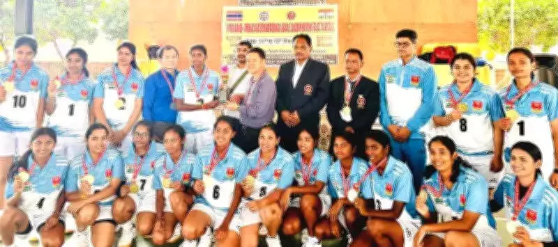 India Dominates Thailand in Ball Badminton Test Series 2025-26, Rajasthan's Harshita Swami Shines
