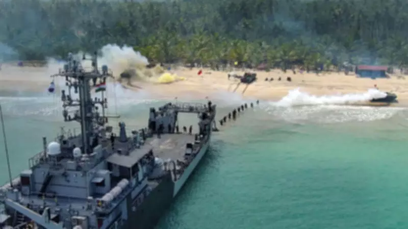 Indian Armed Forces Conduct High-Intensity Tri-Service Exercise Dweep Shakti