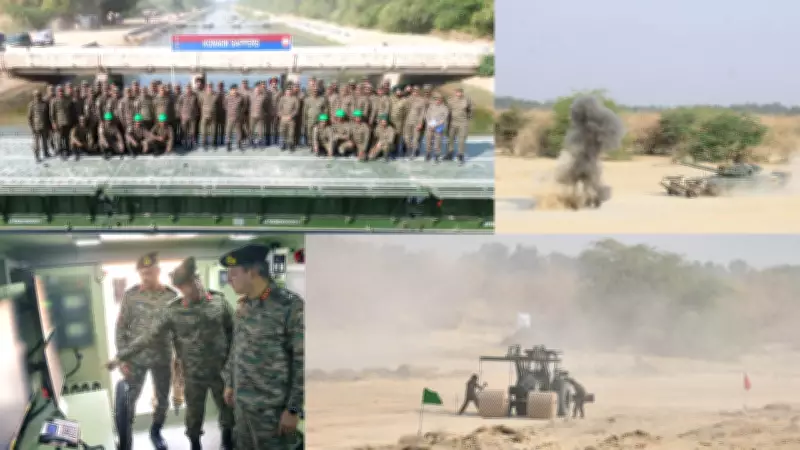 Indian Army's Battle Axe Division Undergoes High-Level Operational Review in Jaisalmer