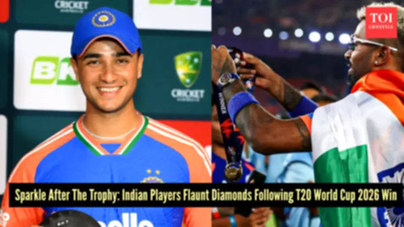 Indian Cricketers Flaunt Diamond Jewellery in T20 World Cup 2026 Victory