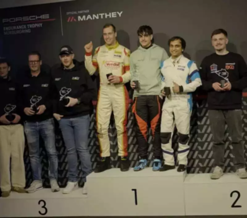 Indian Driver Akshay Gupta Triumphs at Nürburgring, Wins Porsche Endurance Trophy Class