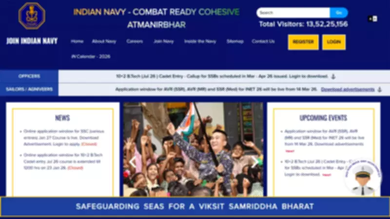 Indian Navy Agniveer Recruitment 2026: Online Applications Open for SSR, MR, and Medical Posts