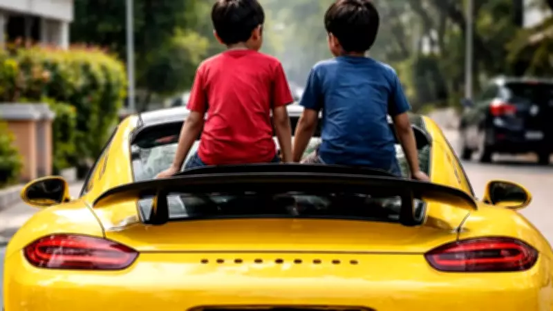 Indian-Origin Man Charged in Singapore for Driving with Kids on Car Boot